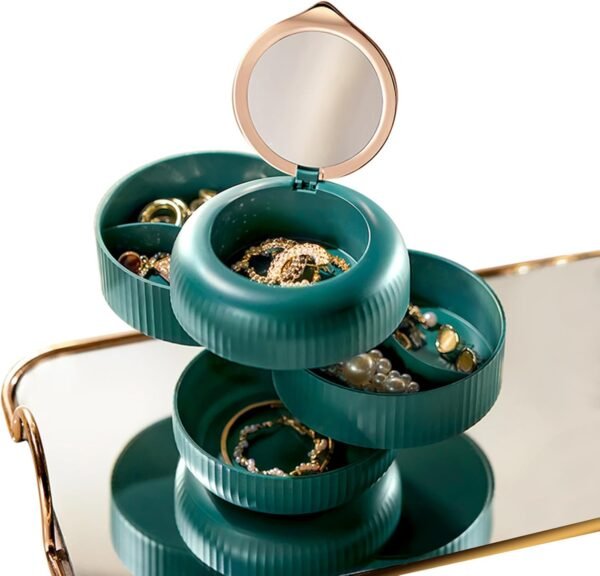 4 Layer Rotating Jewelry Box - Image 12