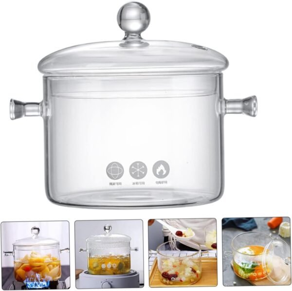 GLASS POT 1500 ML - Image 2