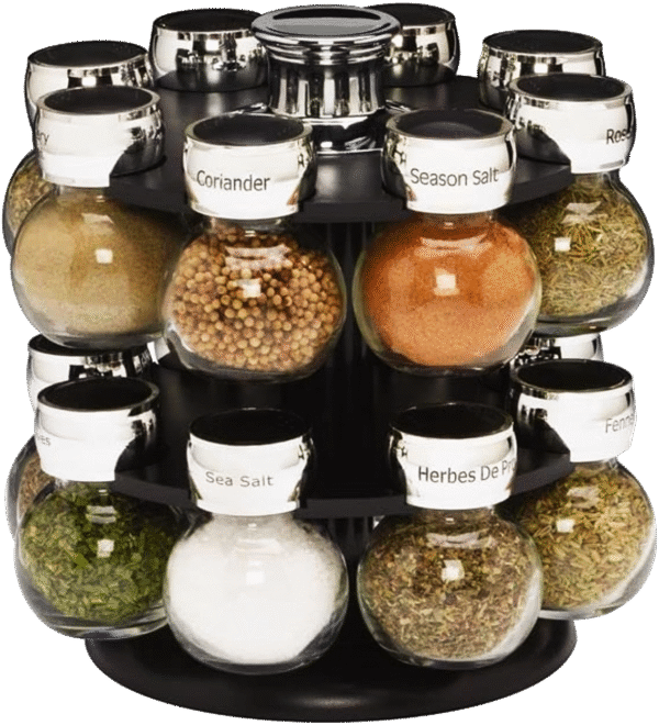 16PC glass jar