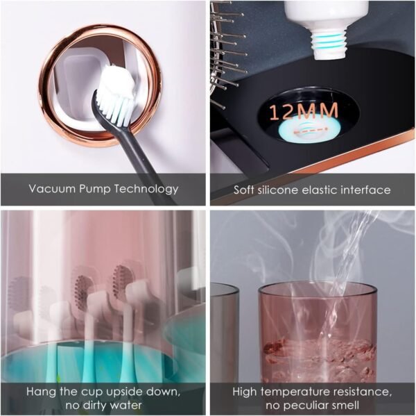 Punch-free Wall Mounted Toothbrush - Image 4