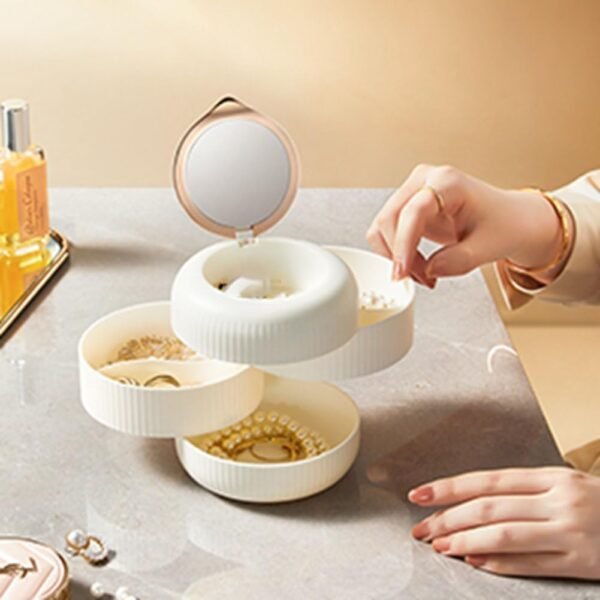 4 Layer Rotating Jewelry Box - Image 10