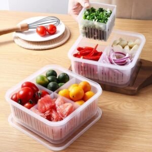 4-compartment storage box