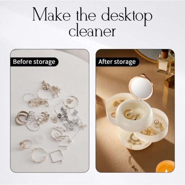 4 Layer Rotating Jewelry Box - Image 13