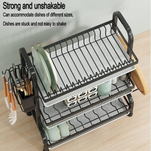 3-Layer Drain Rack Carbon Steel - Image 6