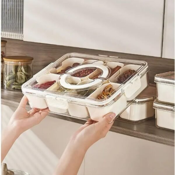 8-compartment storage box
