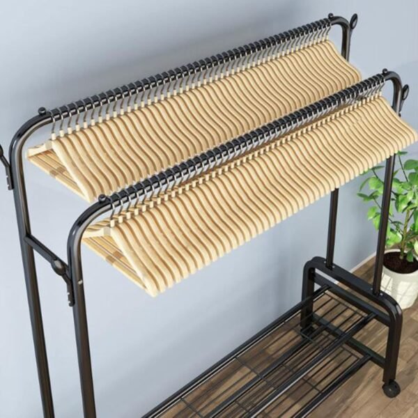 Dual Large, Heavy Clothes Drying Rack - Image 3