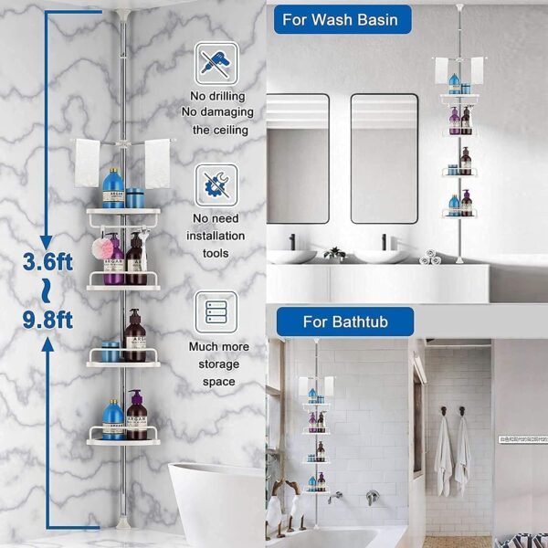 4 Tier Shower Caddy - Image 3