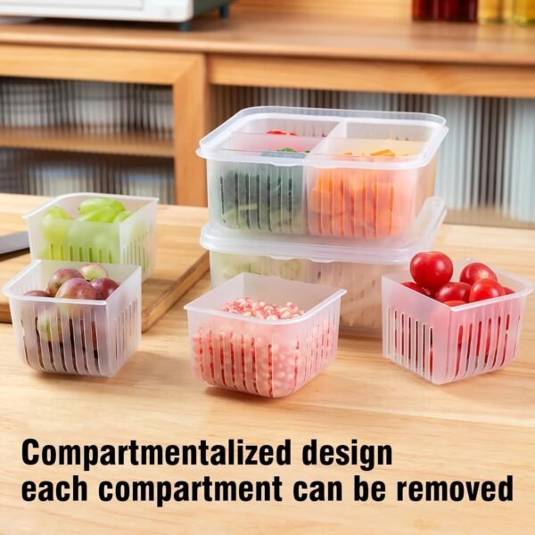 4-compartment storage box - Image 8