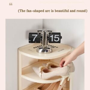 9-Layer Plastic Corner Shoe Cabinet