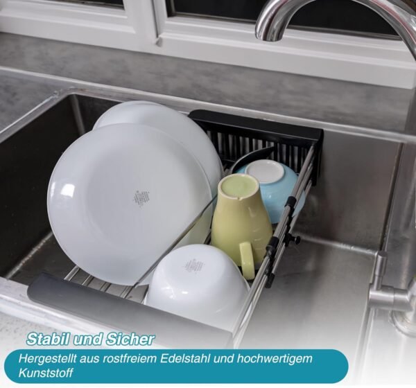 Stainless Steel Retractable Drain Rack - Image 2