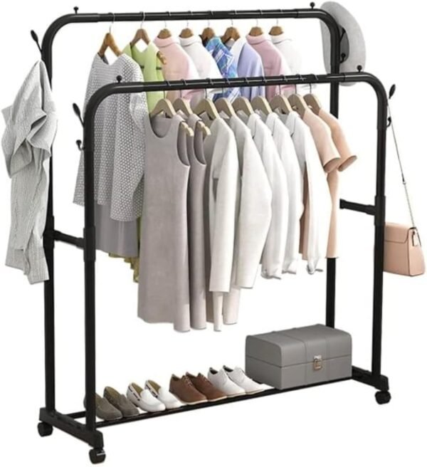 Dual Large, Heavy Clothes Drying Rack - Image 7