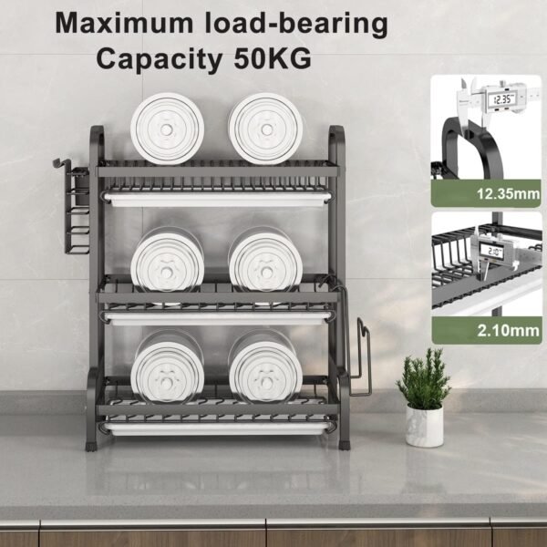 3-Layer Drain Rack Carbon Steel - Image 8