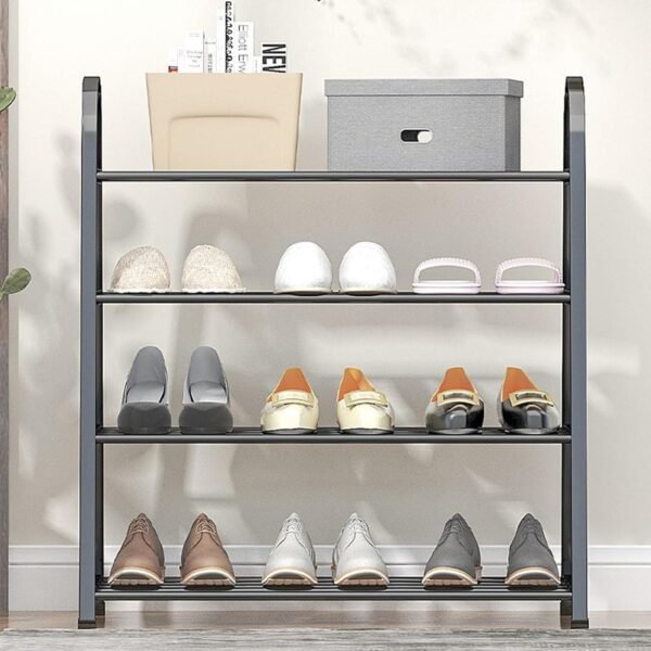 4 Layer Shoe Rack 12 Pairs - Image 4