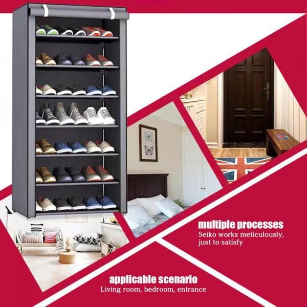 6 Tair shoe rack