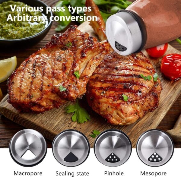 Rotating Glass Spice Bottle Set - Image 8