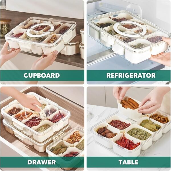 8-compartment storage box - Image 9