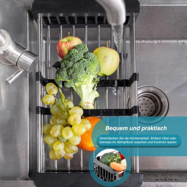 Stainless Steel Retractable Drain Rack - Image 9