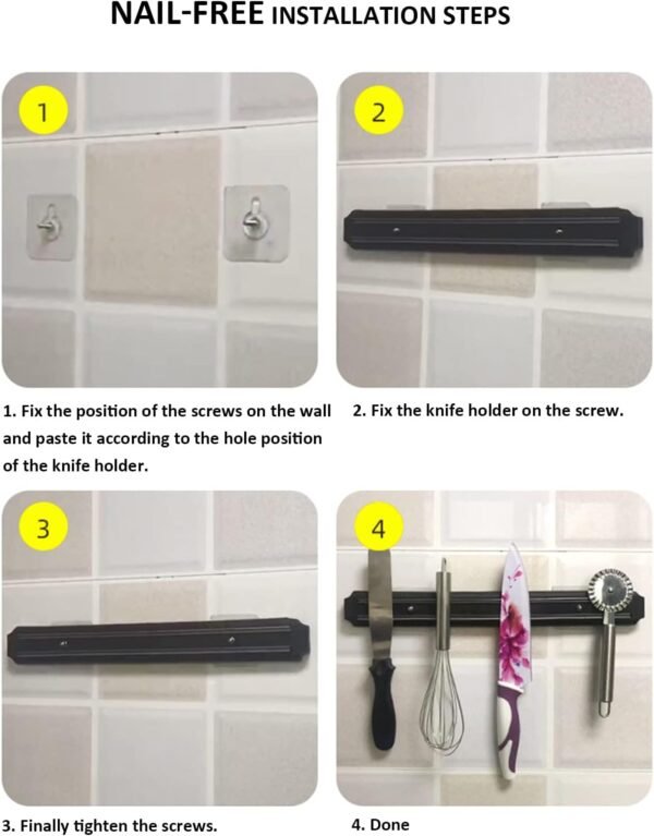 Magnetic knife holder - Image 3