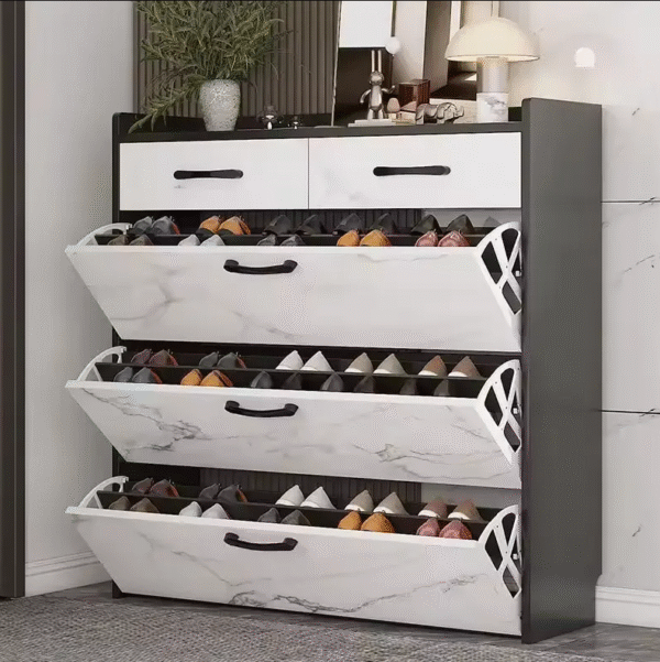Premium Wood Shoe Cabinet - Image 6
